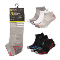 Mens 3 Pack Sports Trainer Socks