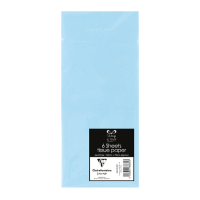 6 Sheet Tissue Paper - Blue