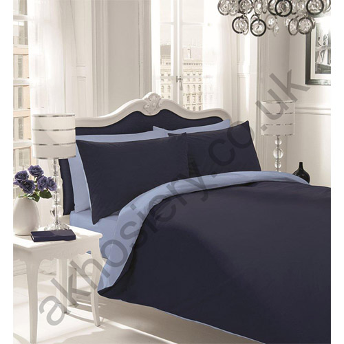 Wholesale Bedding Plain Duvet Sets Navy/Blue Bedding