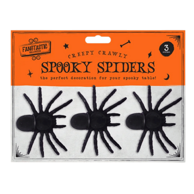 Halloween Spooky Spiders 3 Pack
