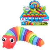 Rainbow Noisy Worm - Try Me - In Display Box