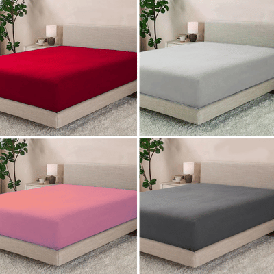 Supersoft Flannelette Feel Warm + Cosy Fitted Sheet - Single