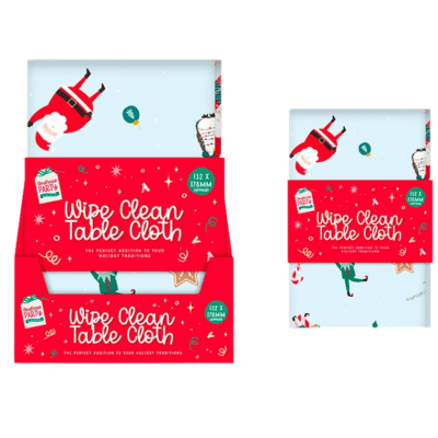 Christmas Kids Printed Wipe Clean Tablecloth