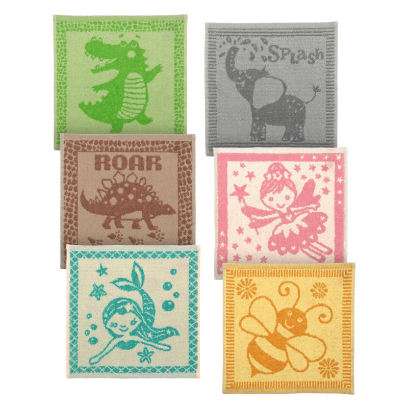 Kids Jacquard Face Cloth