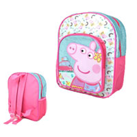 Official Peppa Pig Glitter Deluxe Backpack