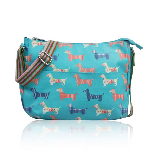 Sausage Dog Multi Purpose Crossbody Bag Blue | Wholesale Bags & Purses ...