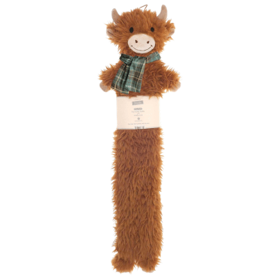 Long Hot Water Bottles with Novelty Cover - Highland Cow