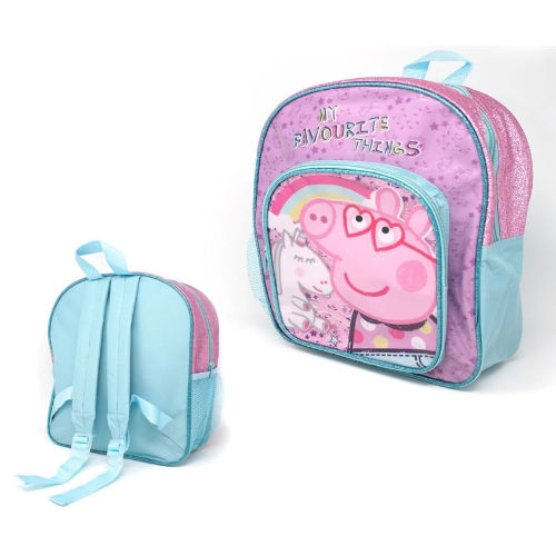 Official Peppa Pig Deluxe Glitter Backpack