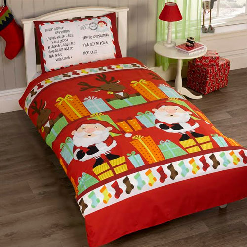 Childrens Christmas Bedding - Santas List