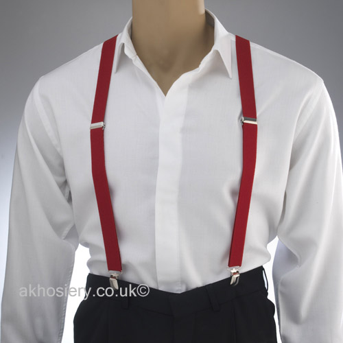 Dark Red Braces