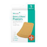 Knee And Elbow Fabric Plasters 5 Pack