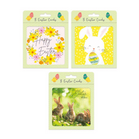 8 Pack Easter Cards