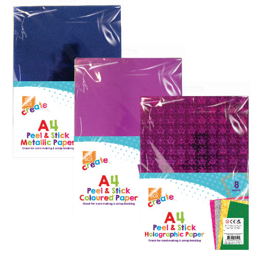 A4 Peel And Stick Paper 8 Pack | Wholesale Stationary | Wholesale Pound ...