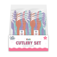 Girls Cutlery Set 18 Pack