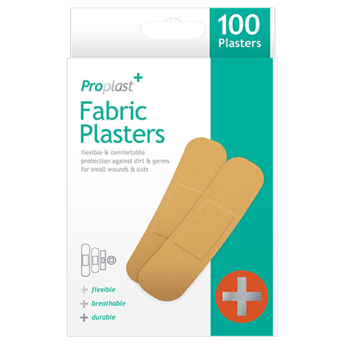 Fabric Plasters 100 Pack