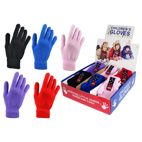 Childrens Assorted Magic Stretch Gloves