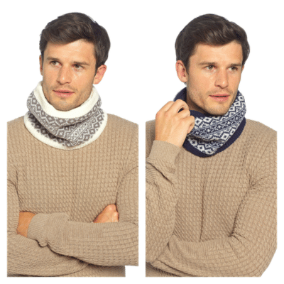Adults Fairisle Knitted Neckwarmer
