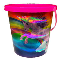 Unicorn Holographic Bucket