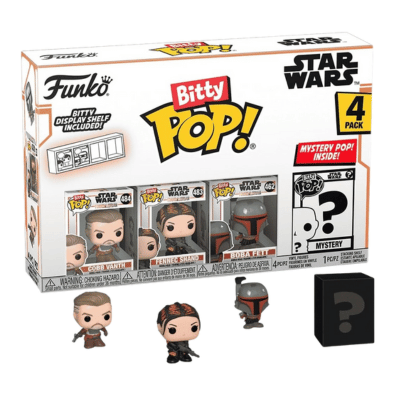 Official Funko Bitty POP! Star Wars The Mandalorian Cobb Vanth 4-Pack Vinyl Figures
