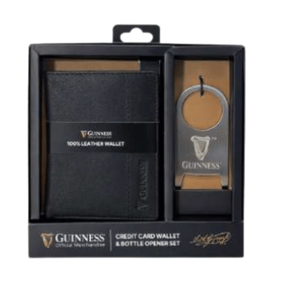 Official Guinness Leather Credit Card Wallet & Bottle Opener