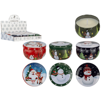 Snow White Christmas Candle Pot