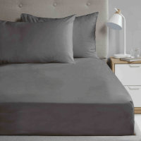 So Soft Micro Fibre Fitted Sheets Charcoal
