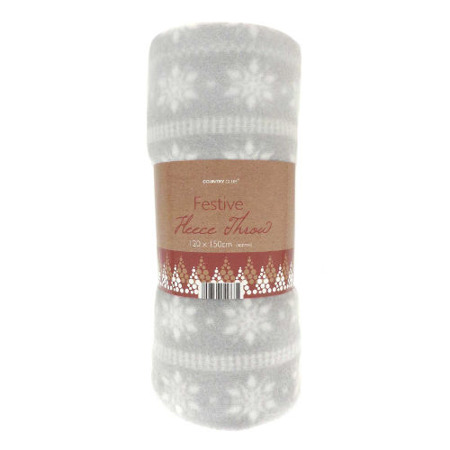 Snowflake Print Fleece Blanket Wholesale Bedding Wholesale Blanket