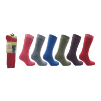 Ladies Prohike Wellington Boot Socks Mixed Colours