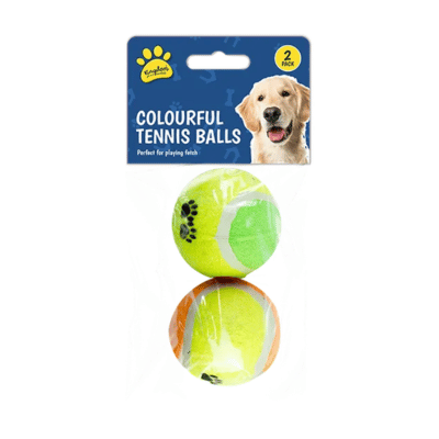Pet Tennis Balls 2 Pack