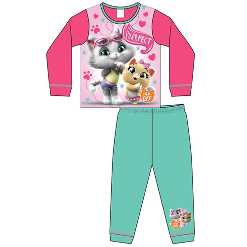 Girls Toddler Official 44 Cats Pyjamas