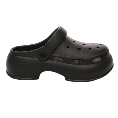Ladies Plain Clogs Black