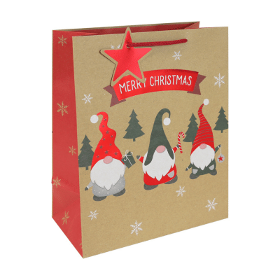 Gonk Kraft Large Christmas Gift Bag