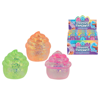 Squishy Glitter Maltose Cupcakes