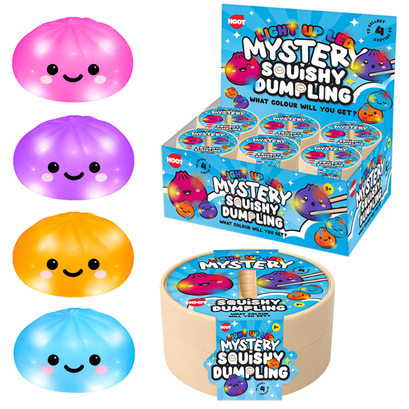 Light Up LED Mystery Squishy Dumplings - 8.5cm