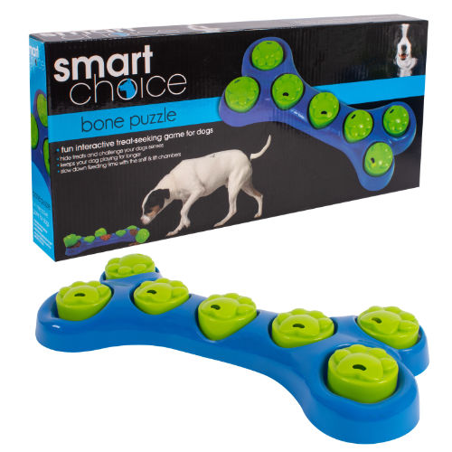 Bone Shaped Puzzle Treat Game For Dogs