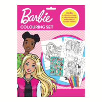 Official Barbie Colouring Set