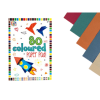 80 Sheet Colour Paper Pad