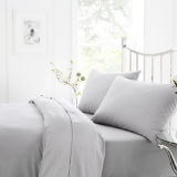 Percale Deep Fitted Bed Sheet Silver