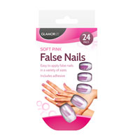 Soft Pink False Nails 24 Pack