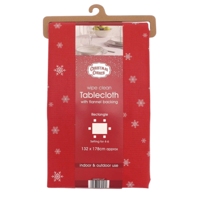 It's Christmas Gingerbread Design Wipe Clean Tablecloths
