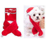 Festive Christmas Pet Hat And Scarf Set