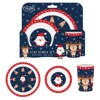 Christmas Santa & Friends Dinner Set