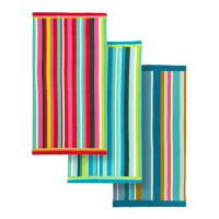 On Trend Stripes Design Printed Beach Towels