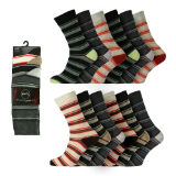 Mens Everyday Socks Mix Stripe