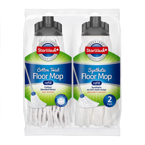 2 Pack Mop Head Wholesale Homeware Wholesale Accessories A&K Hosiery Cheap Discount