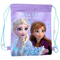 Official Disney Frozen Believe in the Journey Pull String Bag