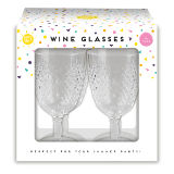 Plastic Wine Glasses 4 Pack