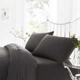 Percale Deep Fitted Bed Sheet Charcoal