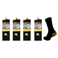 Socksation Mens Yellow Heel Work Socks 3 Pack