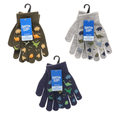 Kids Dinosaur Magic Gripper Gloves